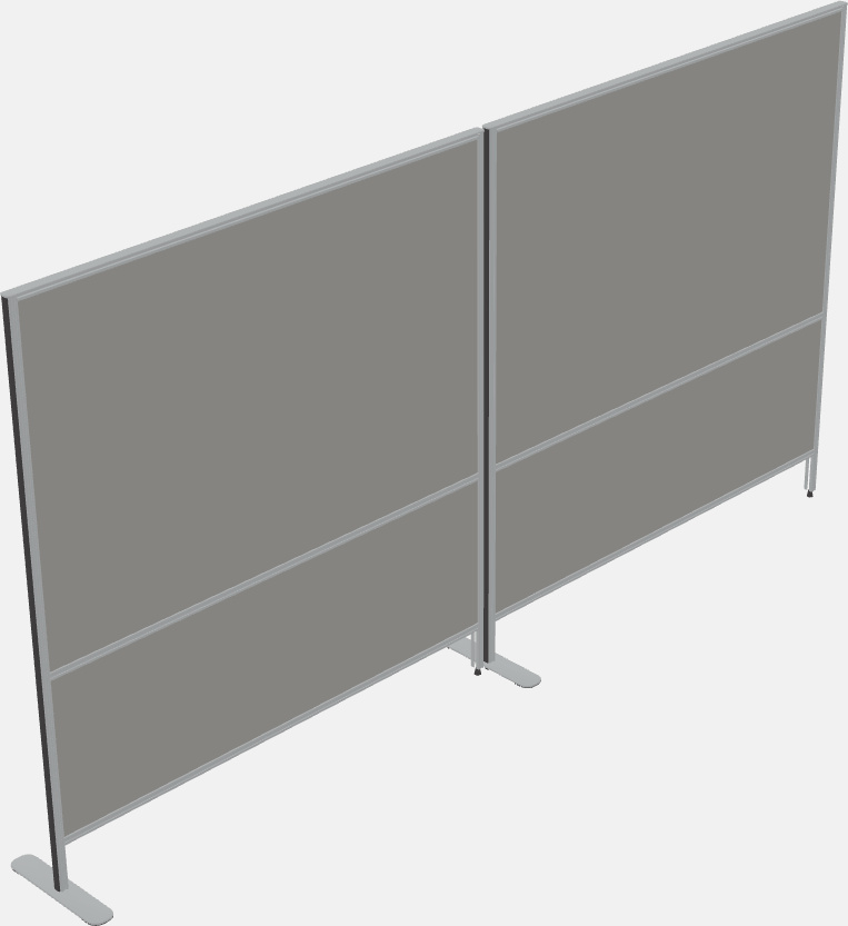 Freestanding straight line walls