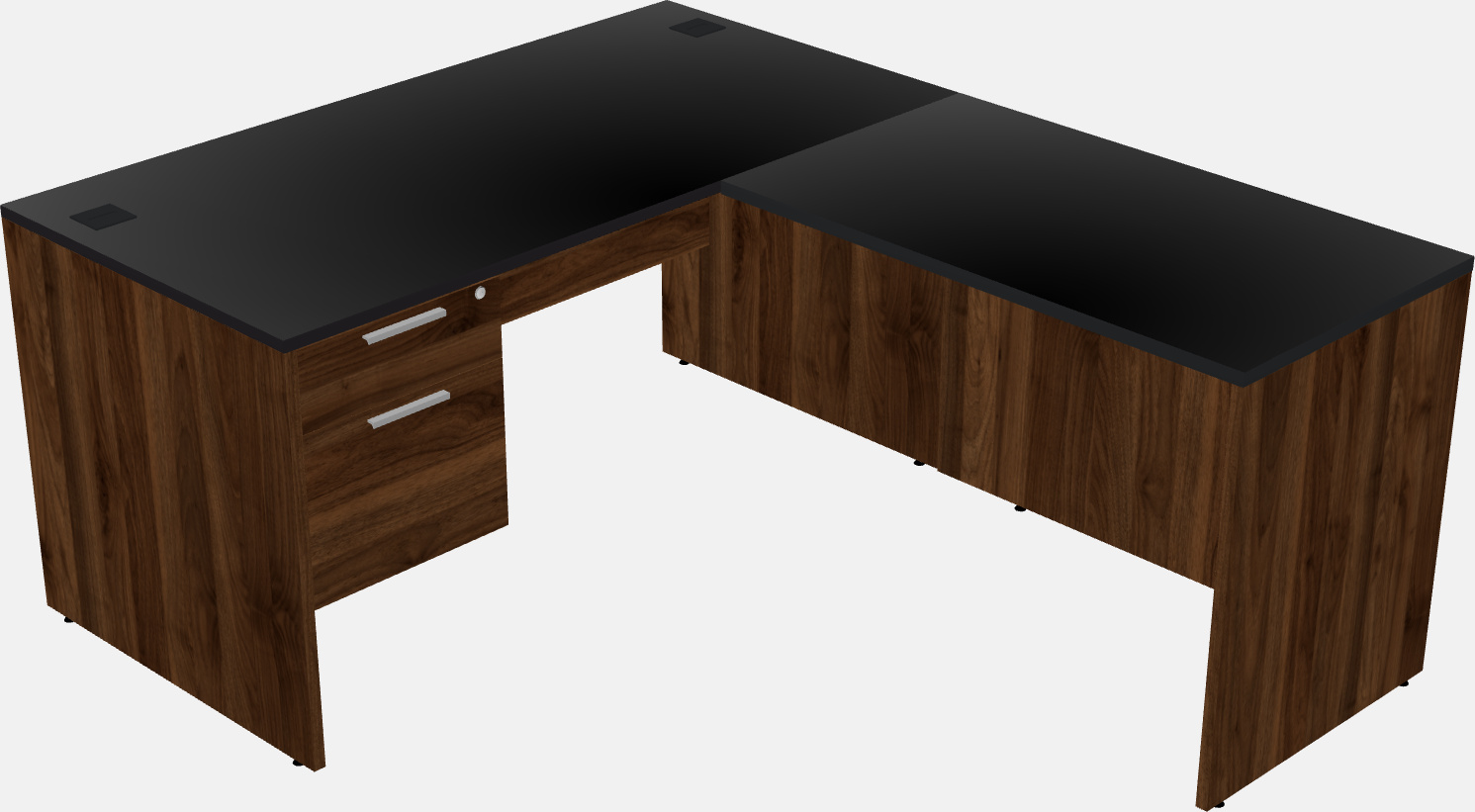 L-shaped na office desk