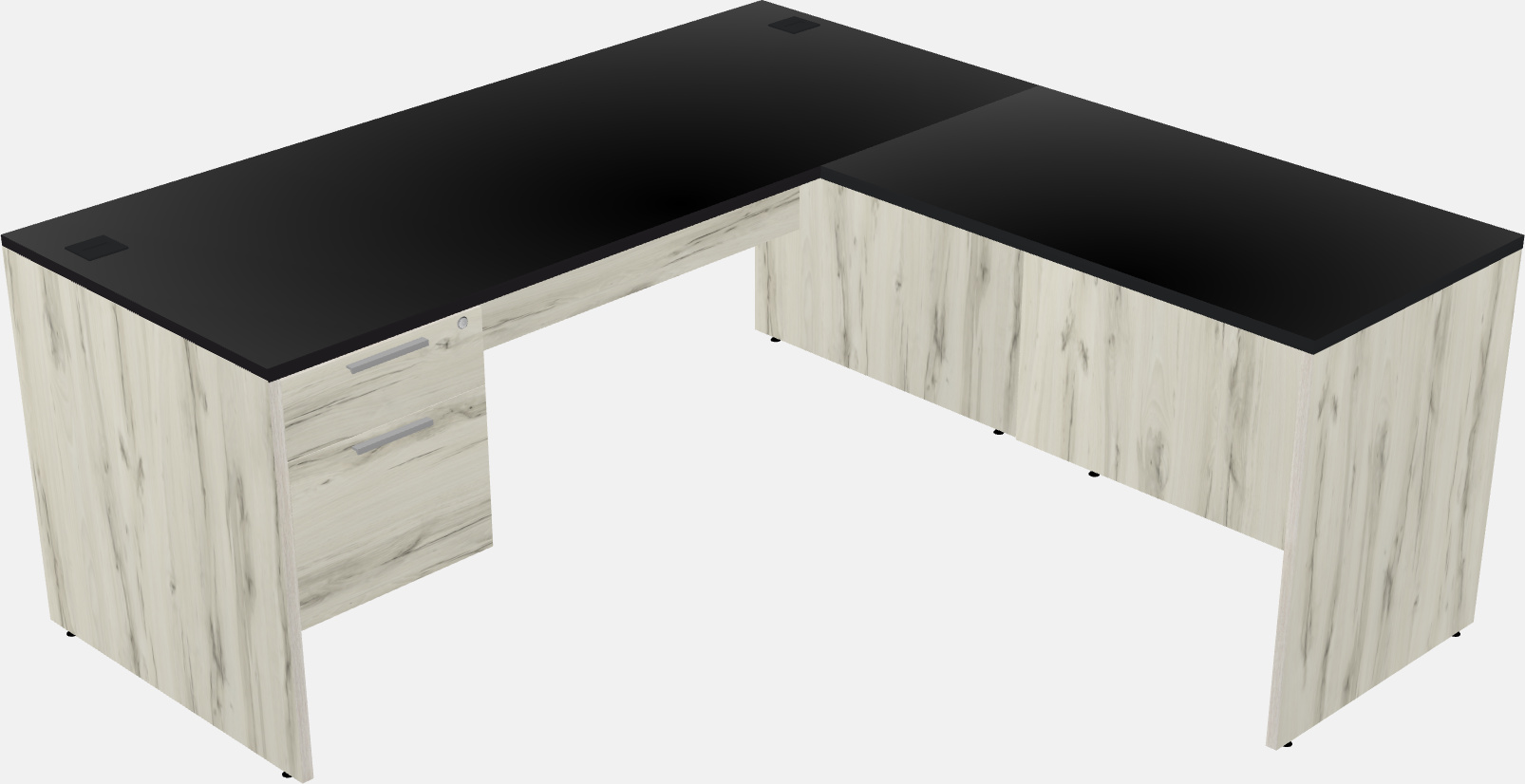 L-shaped na office desk