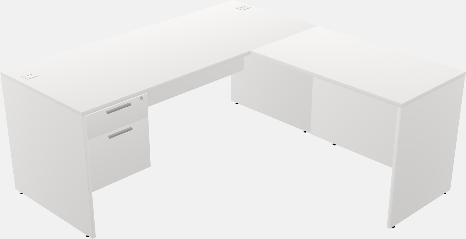 L-shaped na office desk