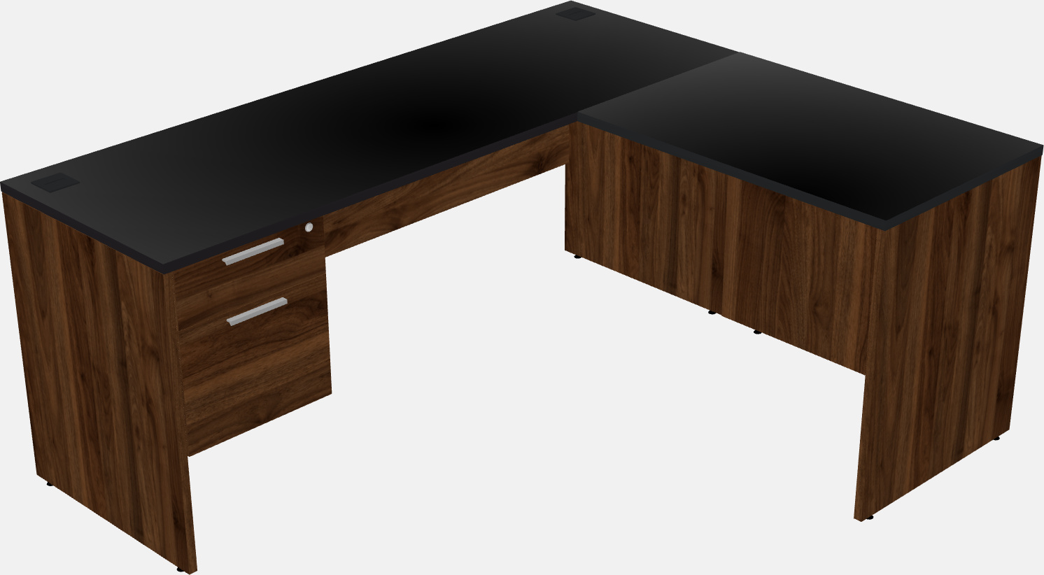 L-shaped na office desk