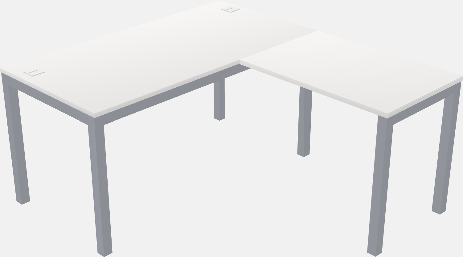 L-shaped desk