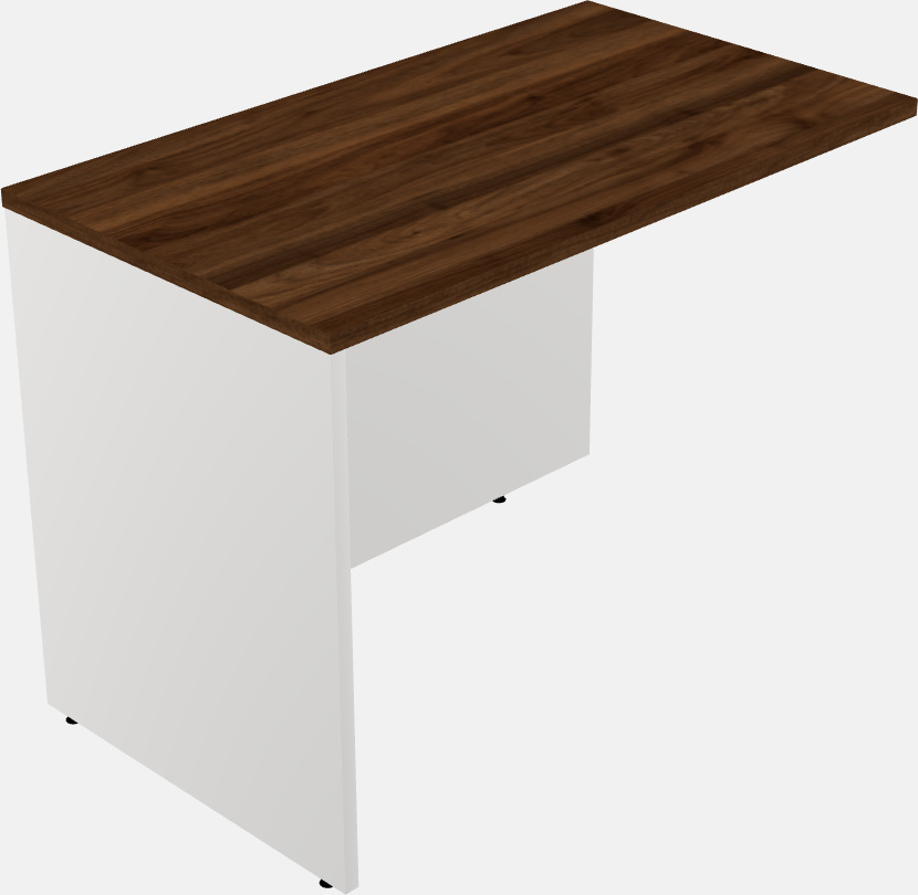 Desk return - wooden base