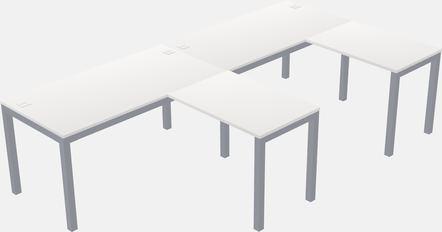 L-shaped desk