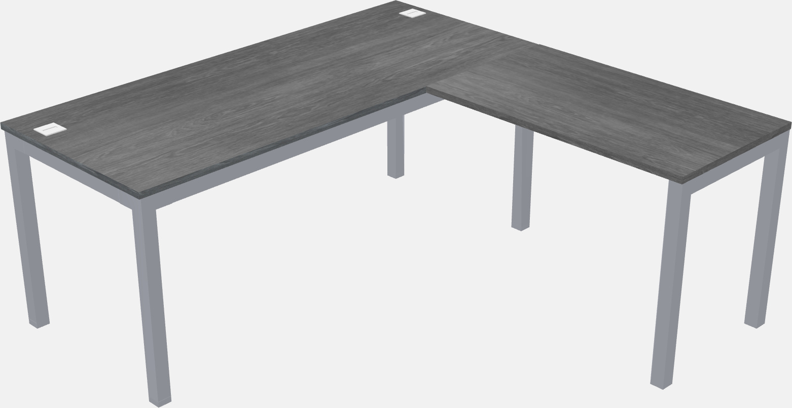 L-shaped desk