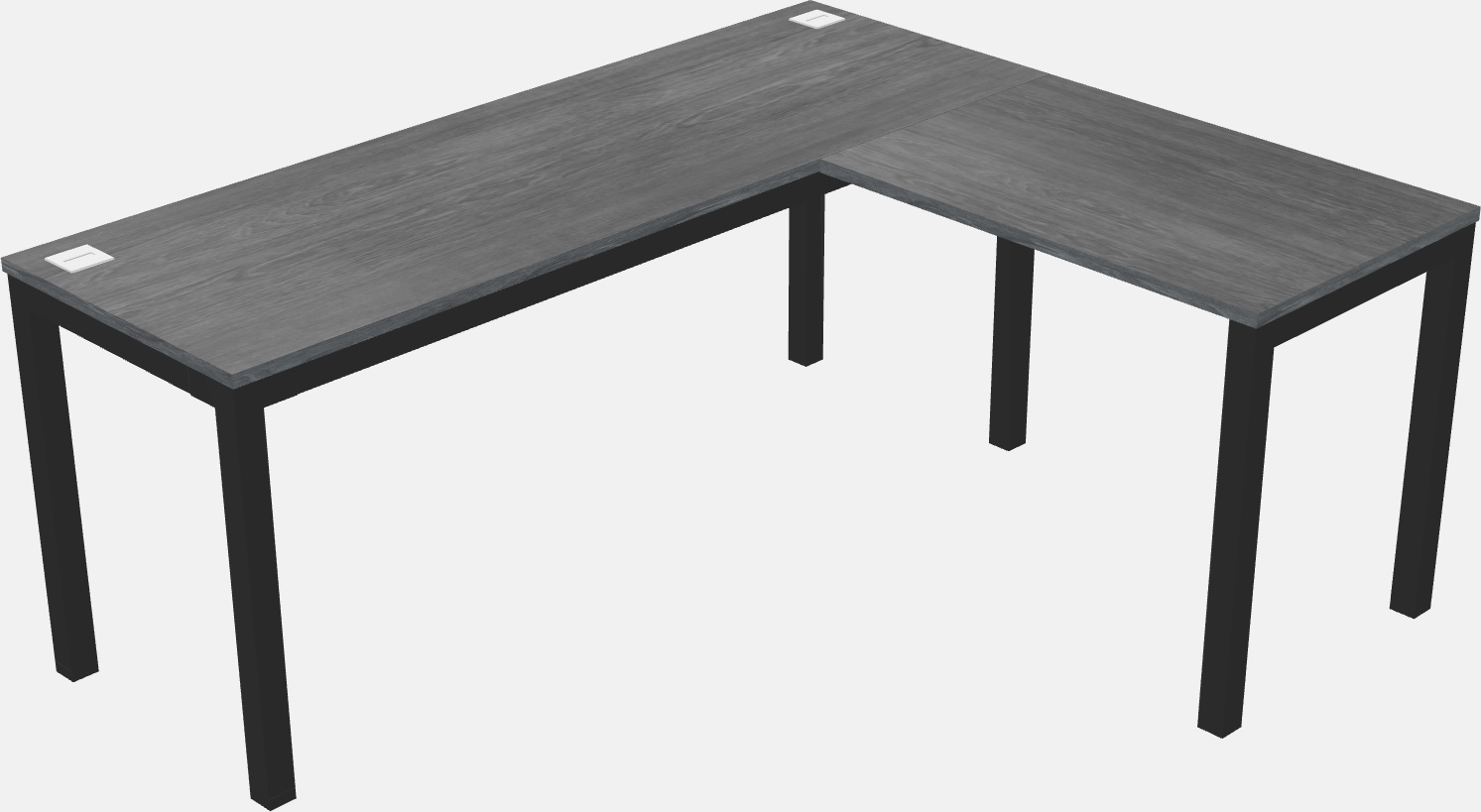 L-shaped desk