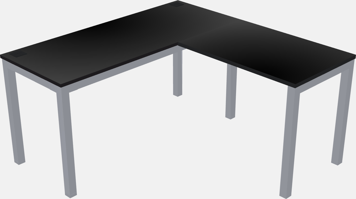 L-shaped desk