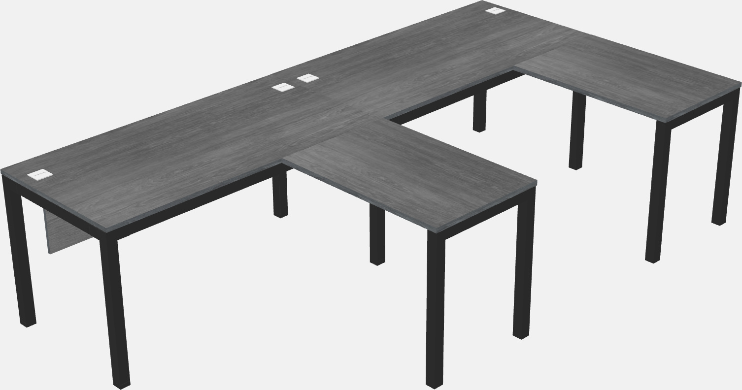 L-shaped desk