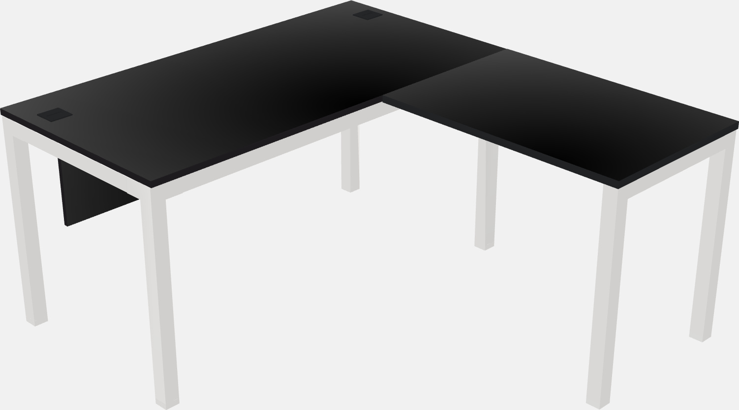 L-shaped desk