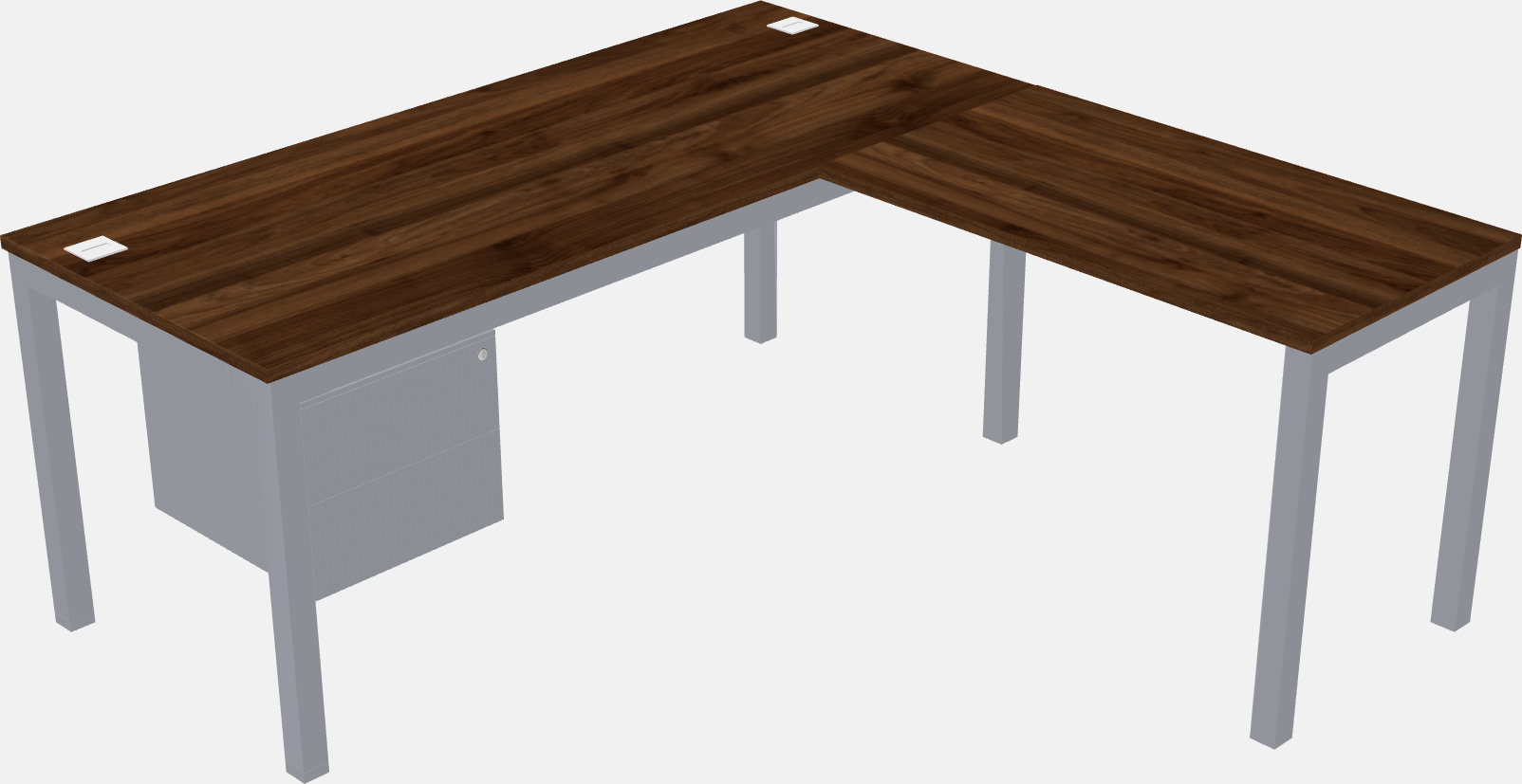 L-shaped desk