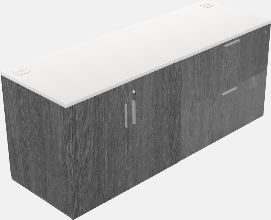 Arquivo + credenza de armazenamento