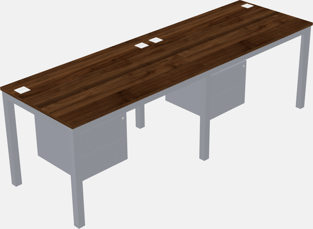 Rectangular desk