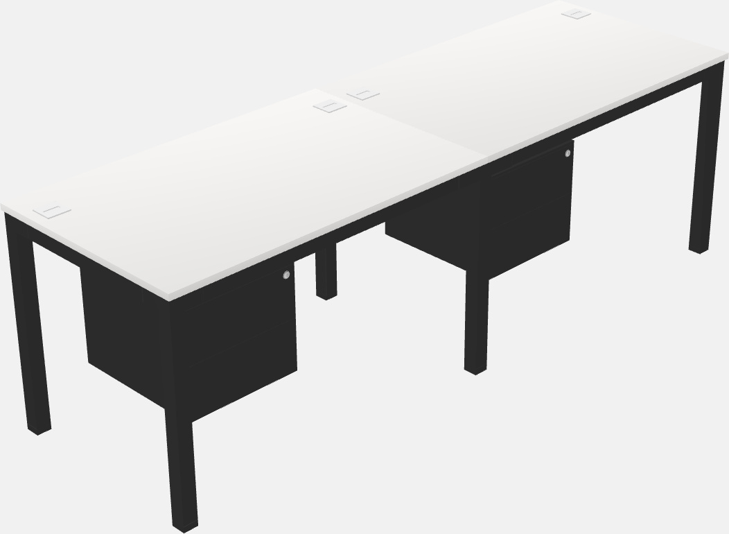 Rectangular desk