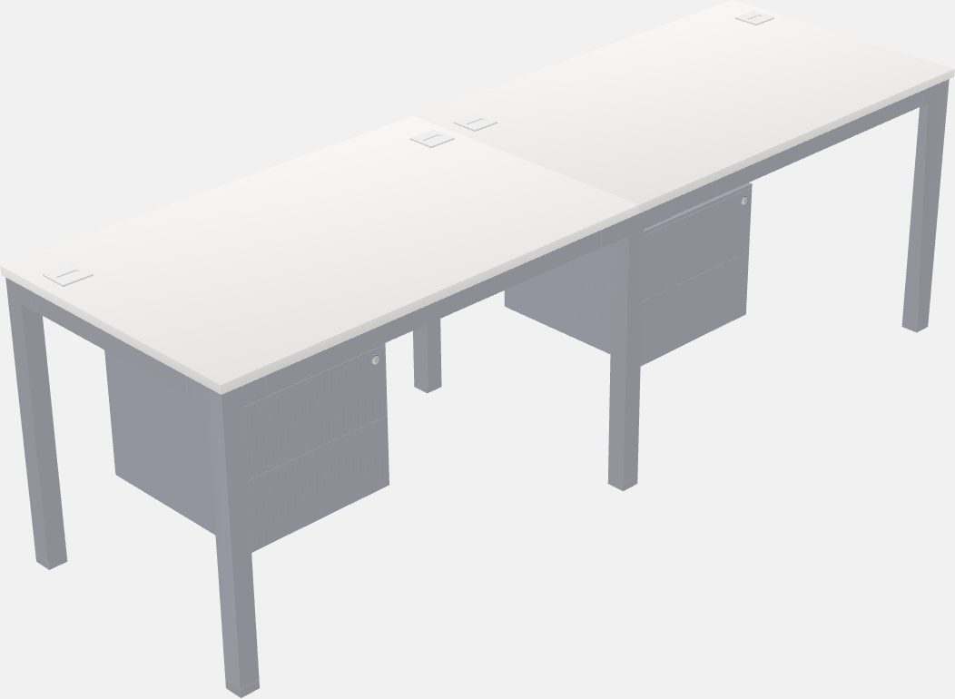 Rectangular desk