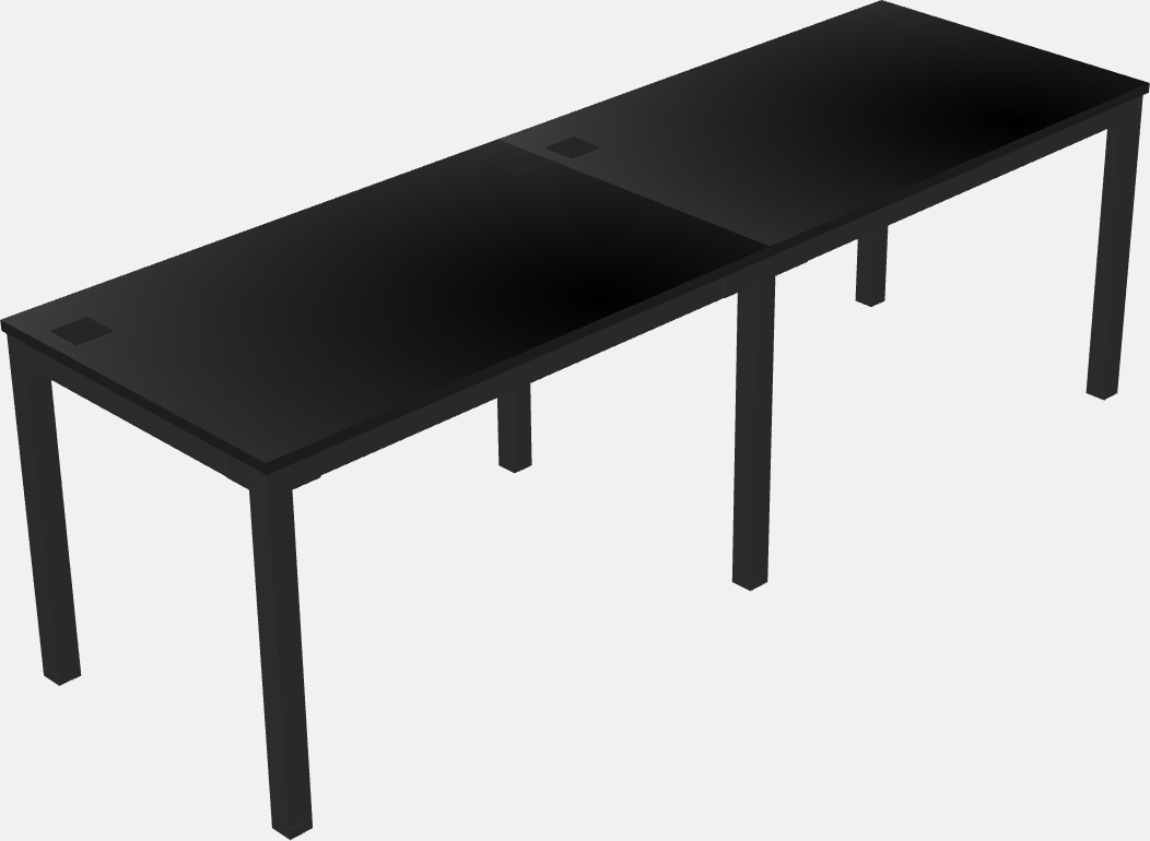 Rectangular desk