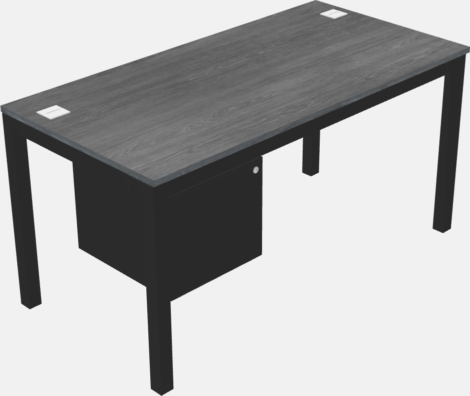 Rectangular desk