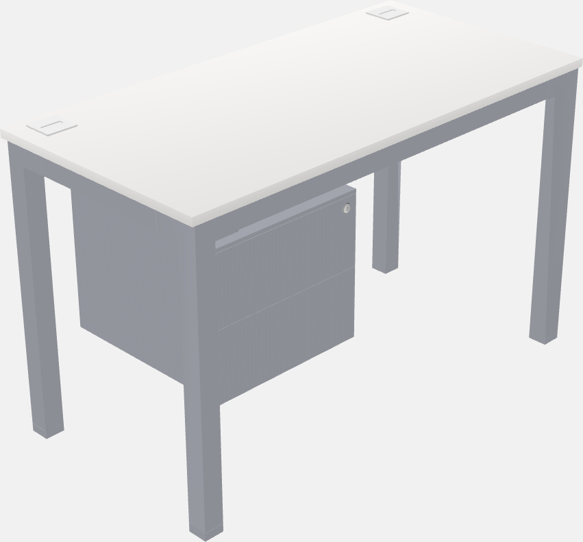 Rectangular desk