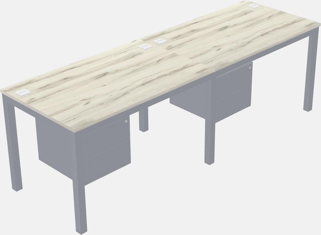 Rectangular desk