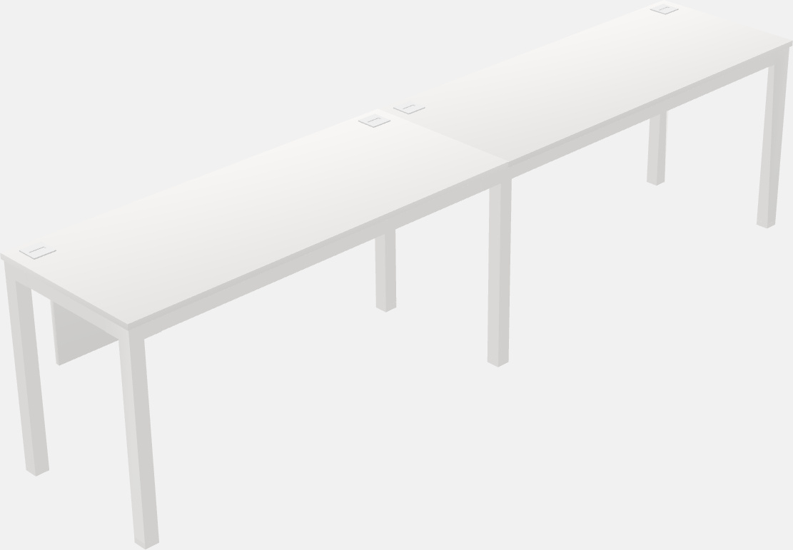 Rectangular desk