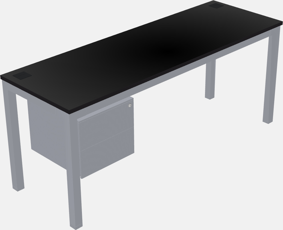 Rectangular desk