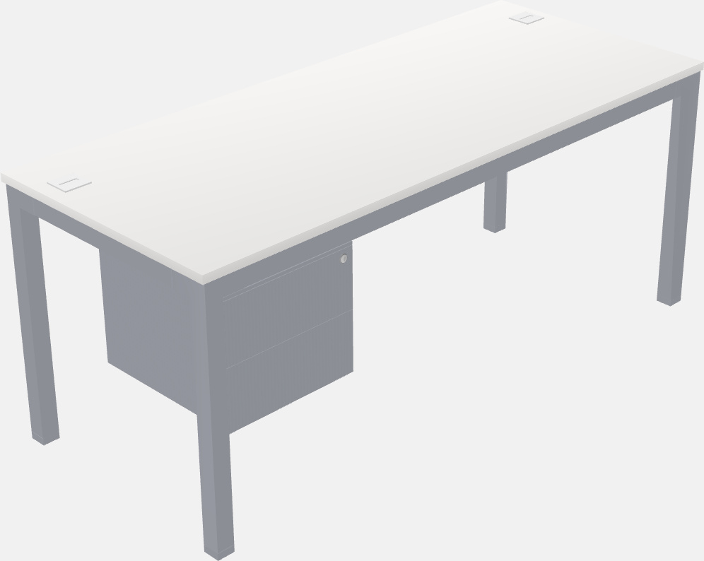 Rectangular desk