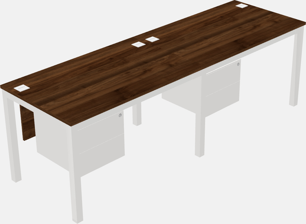 Rectangular desk