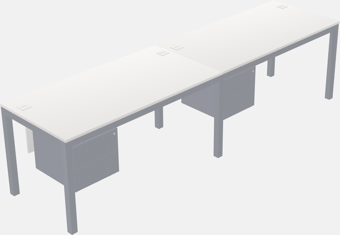 Rectangular desk