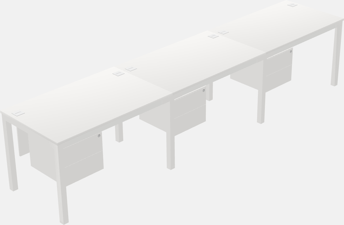 Rectangular desk