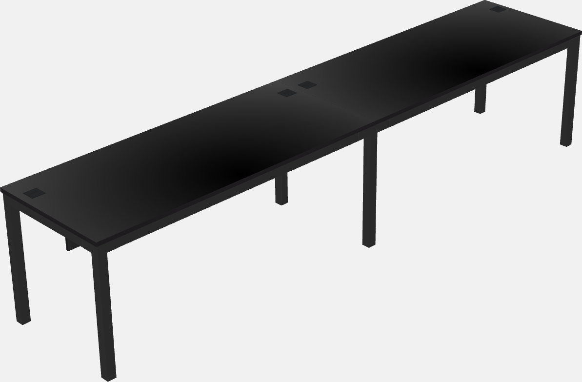 Rectangular desk