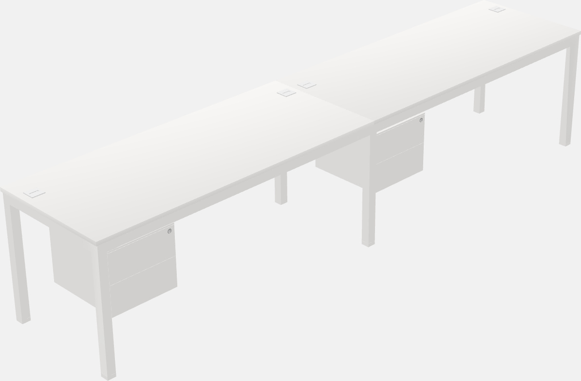 Rectangular desk