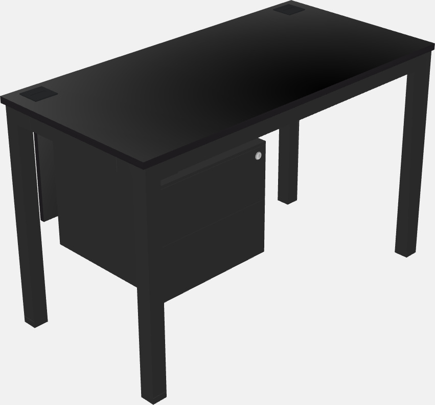 Rectangular desk