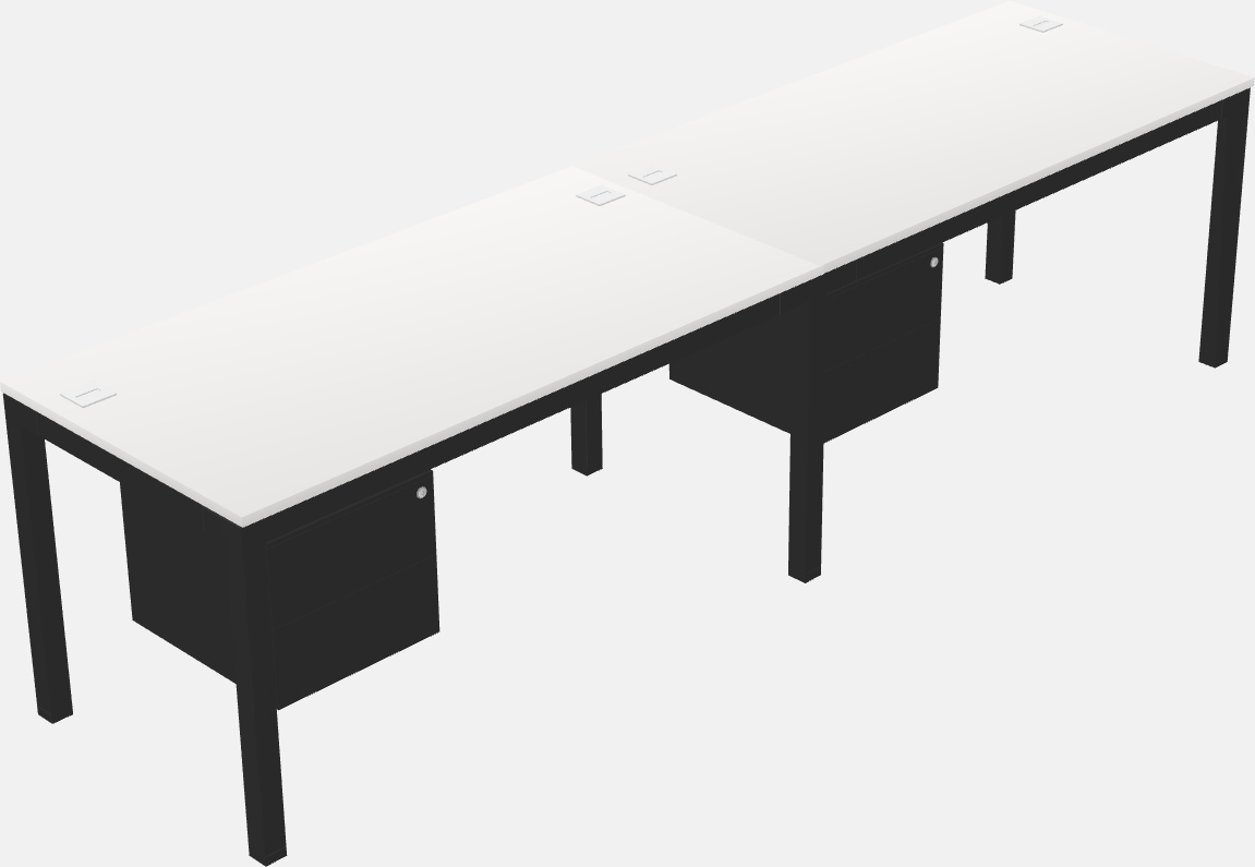 Rectangular desk