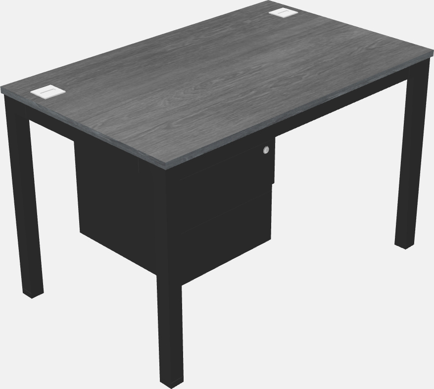 Rectangular desk