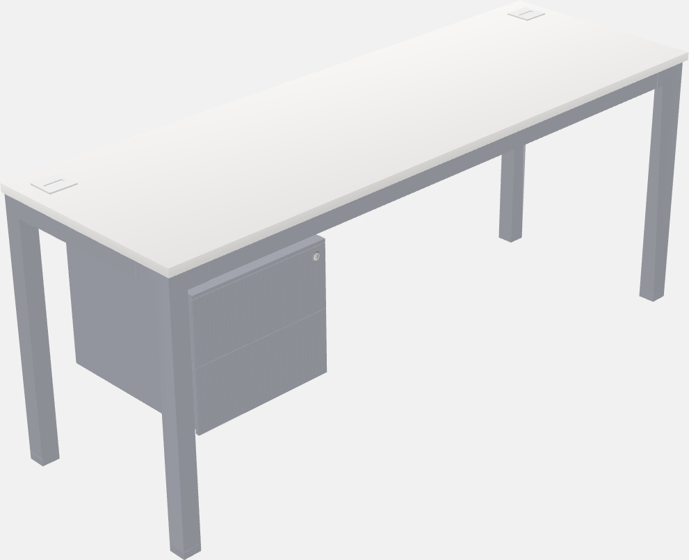 Rectangular desk