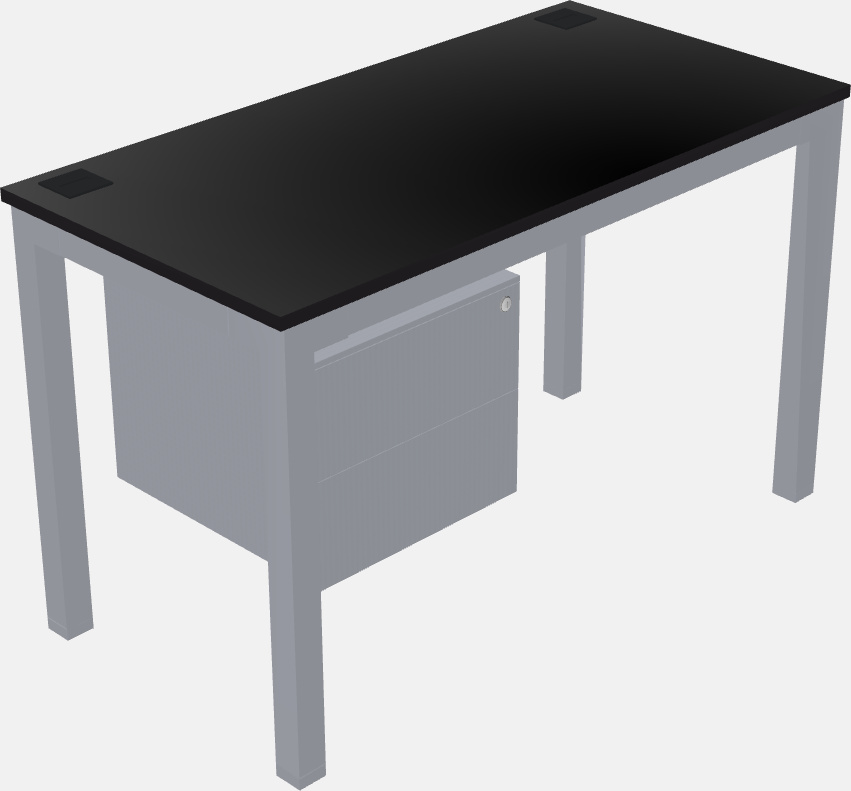 Rectangular desk