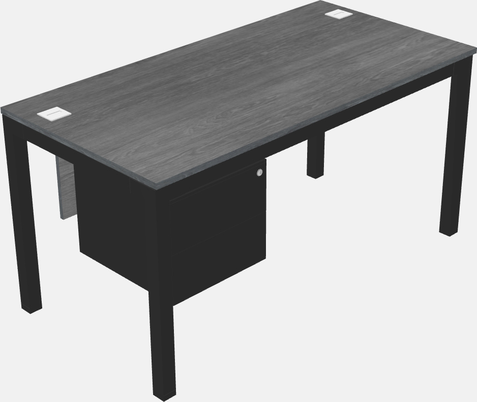 Rectangular desk