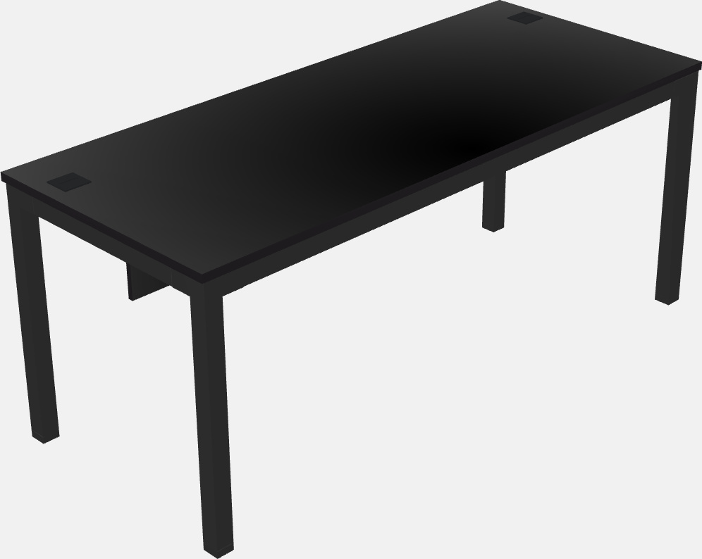 Rectangular desk