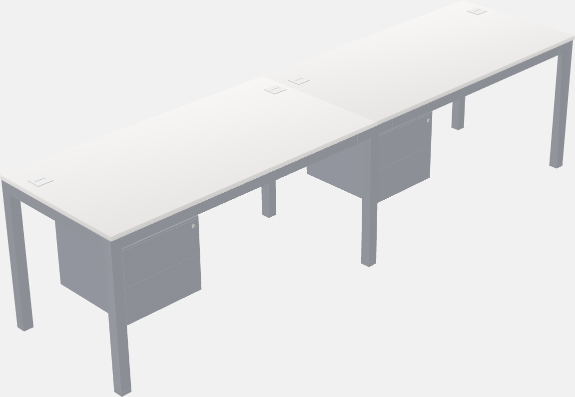 Rectangular desk