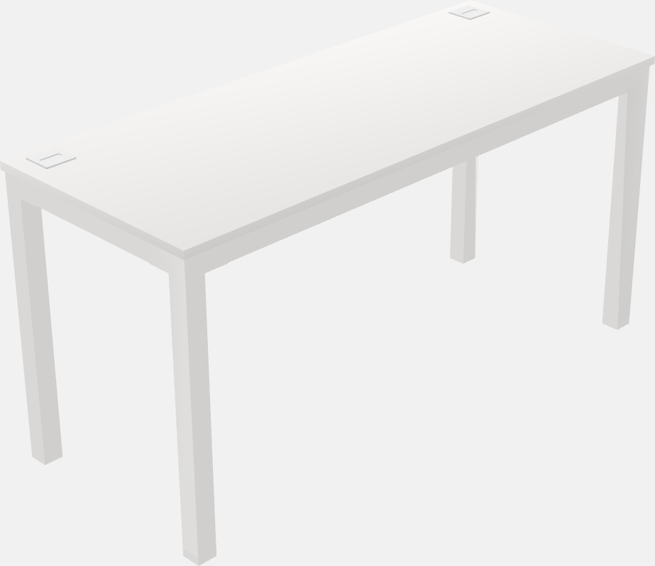 Rectangular desk