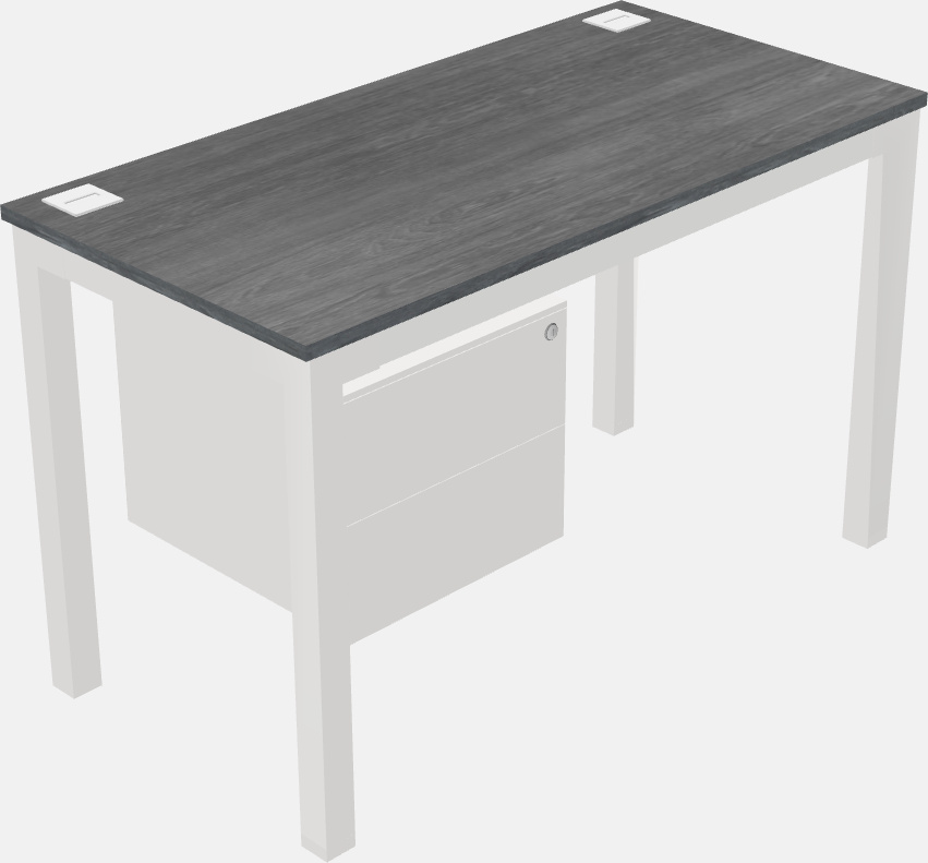 Rectangular desk