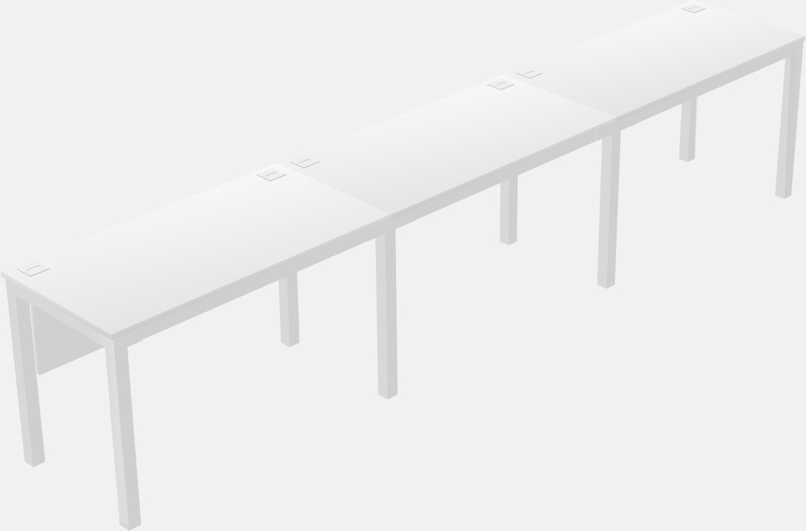 Rectangular desk