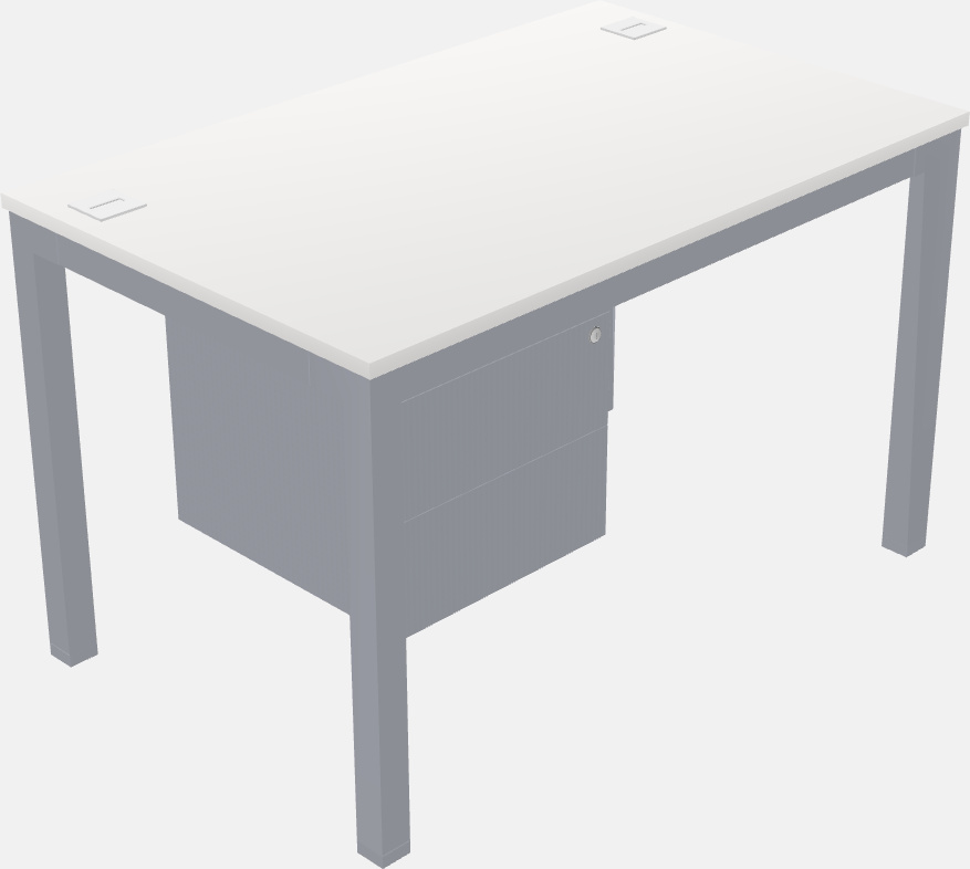 Rectangular desk