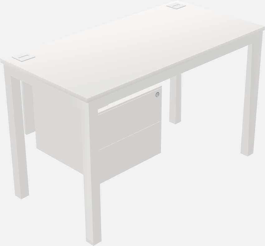 Rectangular desk