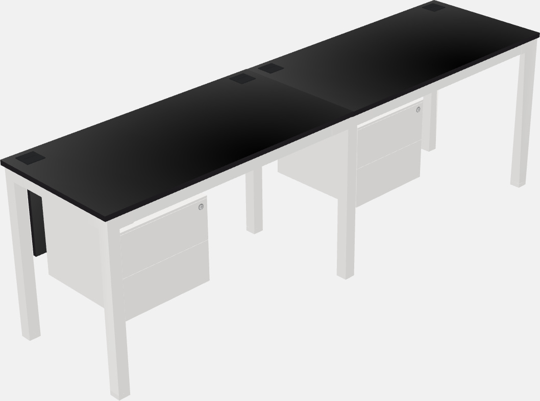 Rectangular desk