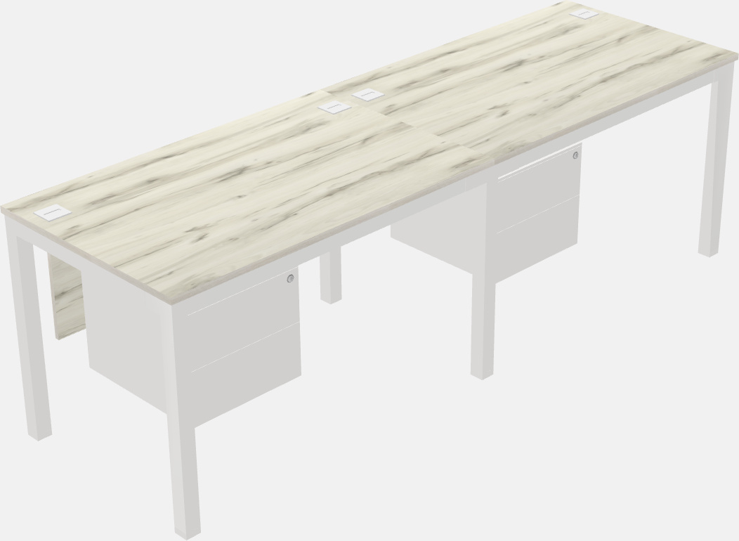 Rectangular desk