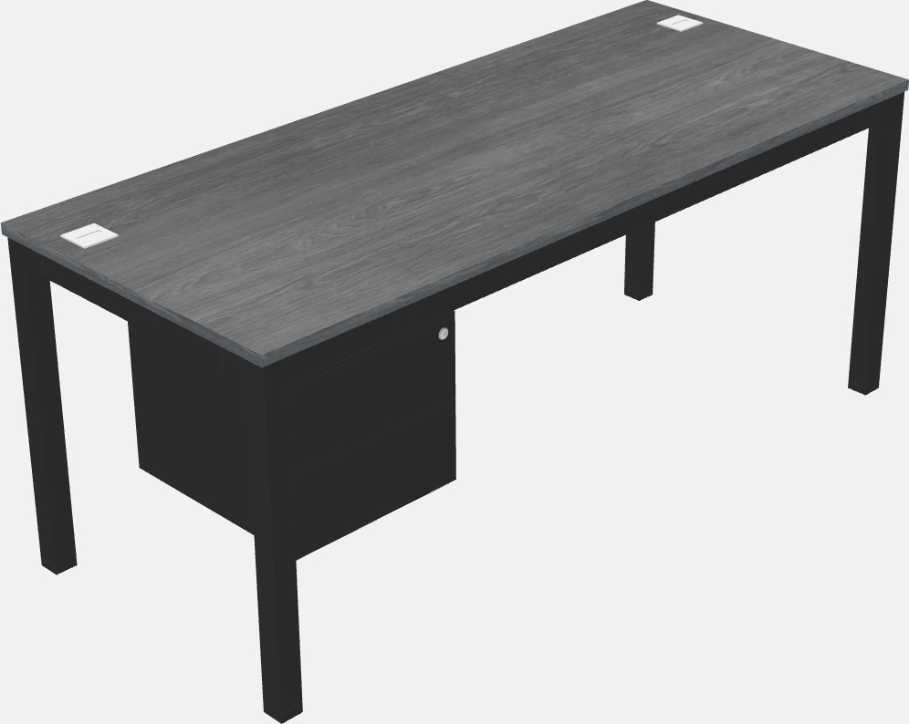 Rectangular desk