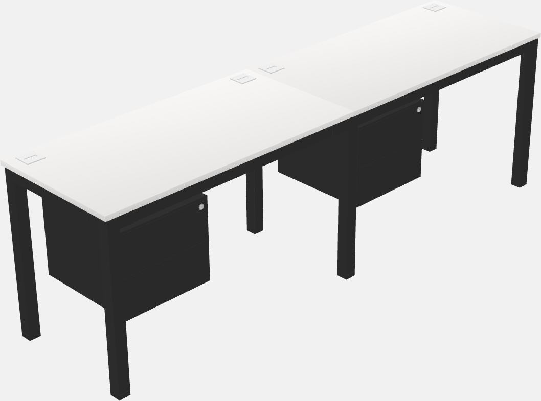 Rectangular desk