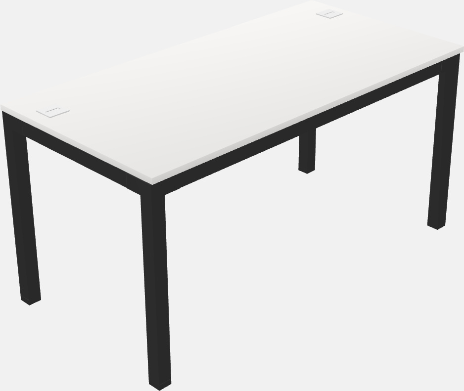 Rectangular desk