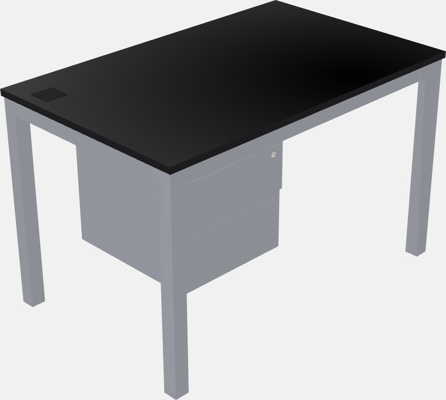 Rectangular desk