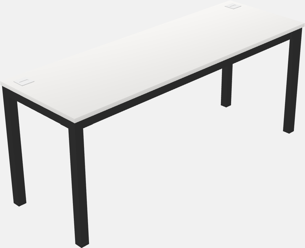 Rectangular desk